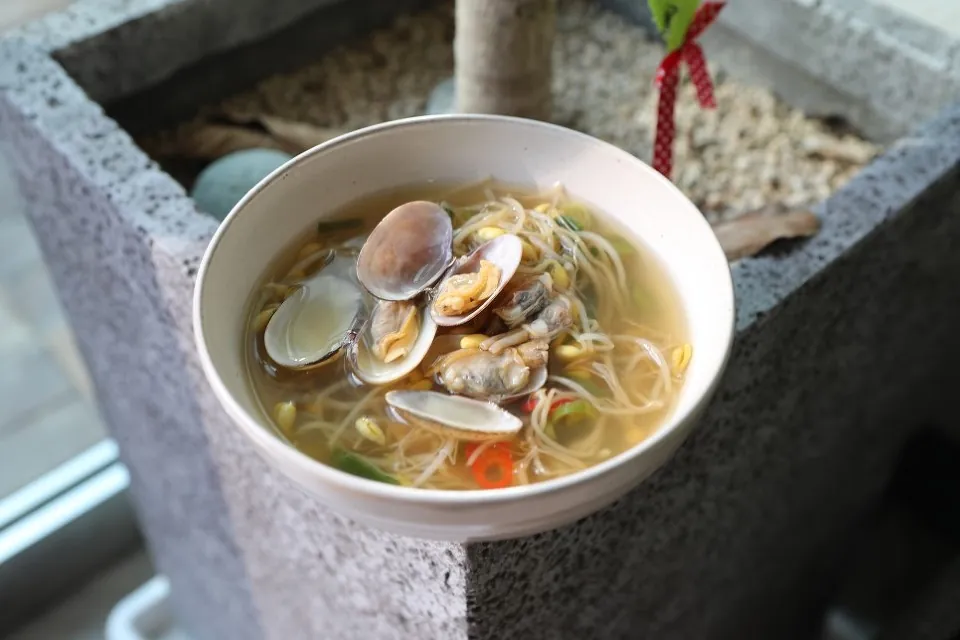 바지락 콩나물국