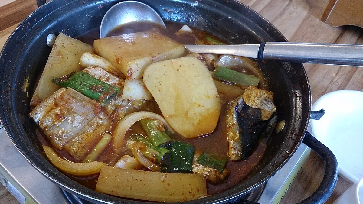 감자 갈치조림