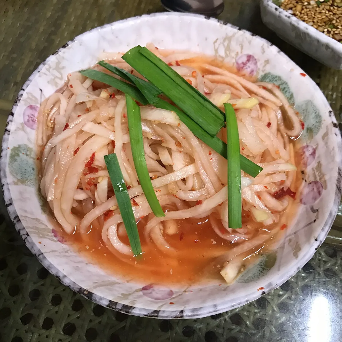 새콤한 무생채